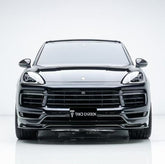 Porsche Cayenne / GTS (does not fit sport design package) 9Y0 9Y3 2018 2019 2020 2021 2022 2023 with Aftermarket Parts - Front Lip Pre-preg Carbon Fiber from TAKD Carbon